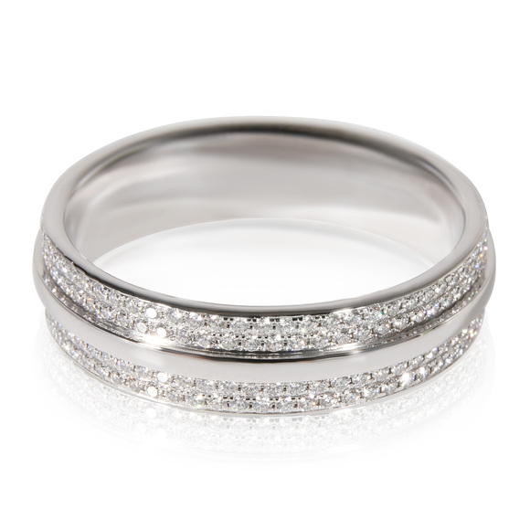 Tiffany & Co. Tiffany T Wide Diamond Ring in 18k White Gold 0.57 CTW - Picture 3 of 4